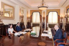 Первая леди Азербайджана встретилась с послом Литвы