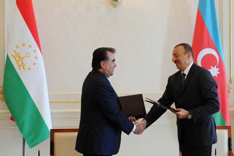 Azerbaijan, Tajikistan sign number of intergovernmental agreements (PHOTO)