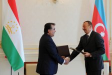 Azerbaijan, Tajikistan sign number of intergovernmental agreements (PHOTO)