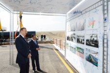 Президент Азербайджана принял участие в церемонии закладки фундамента Ширван-Муганской водопроводной системы в Гаджигабуле (ФОТО)