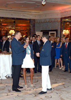 President Ilham Aliyev attends “Day of Azerbaijan” in London