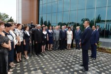 Президент Азербайджана принял участие в открытии после реконструкции Центра Гейдара Алиева в Лянкяране (ФОТО)