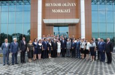 Президент Азербайджана принял участие в открытии после реконструкции Центра Гейдара Алиева в Лянкяране (ФОТО)