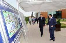 Президент Азербайджана принял участие в церемонии закладки фундамента здания Молодежного центра в Лянкяране (ФОТО)