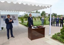 Президент Азербайджана принял участие в церемонии закладки фундамента здания Молодежного центра в Лянкяране (ФОТО)