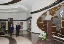 Президент Азербайджана принял участие в открытии после реконструкции Центра Гейдара Алиева в Лянкяране (ФОТО)