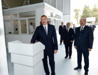 Президент Ильхам Алиев ознакомился с открытым после реконструкции предприятием по производству мяса птицы ОАО «Джалилабад Бройлер» (ФОТО)