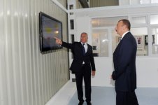 Президент Ильхам Алиев ознакомился с открытым после реконструкции предприятием по производству мяса птицы ОАО «Джалилабад Бройлер» (ФОТО)