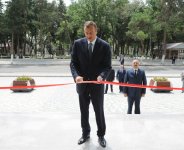 Президент Азербайджана принял участие в открытии Творческого центра им. Гейдара Алиева в Джалилабаде (ФОТО)