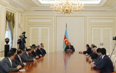 Ильхам Алиев принял послов и руководителей диппредставительств мусульманских стран в Азербайджане (ФОТО)