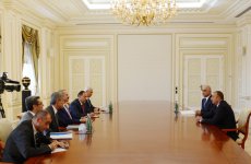 Президент Азербайджана принял делегацию, возглавляемую министром экономики Турции