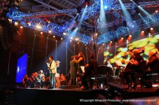 Участник "Евровидения 2012" - друг Сабины Бабаевой выступил с концертом в Сараево (фото)