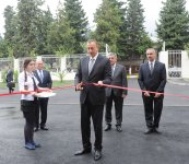 Президент Ильхам Алиев принял участие в открытии средних школ в Загатальском районе (ФОТО)