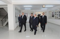 Президент Ильхам Алиев принял участие в открытии средних школ в Загатальском районе (ФОТО)
