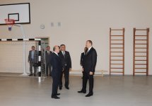 Президент Ильхам Алиев принял участие в открытии средних школ в Загатальском районе (ФОТО)