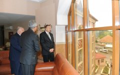 Президент Ильхам Алиев принял участие в открытии четырехзвездочного отеля Shaki Palace (ФОТО)