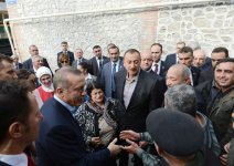 Президент Азербайджана и премьер Турции ознакомились с гостиничными комплексами в Шеки (ФОТО)