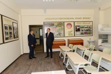 Президент Азербайджана принял участие в открытии средней школы в поселке Бюльбюля (ФОТО)