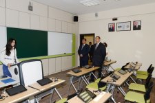 Президент Азербайджана принял участие в открытии средней школы в поселке Бюльбюля (ФОТО)