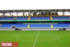 В Баку сдан в эксплуатацию новый футбольный стадион (фотосессия)