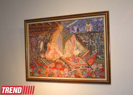 Ульвия Гамзаева представляет Азербайджан в Китае на выставке "Мастер мира и художества" (фото)