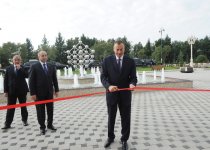Ильхам Алиев принял участие в открытии Центра молодежи в Тертере (ФОТО)