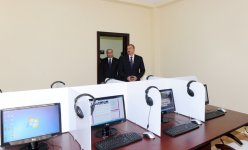 Ильхам Алиев принял участие в открытии Центра молодежи в Тертере (ФОТО)