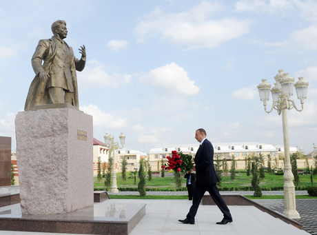 В Евлахе открыт парк культуры и отдыха имени Самеда Вургуна (ФОТО)