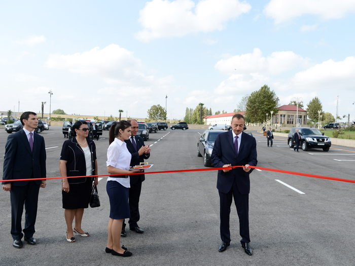 Президент Ильхам Алиев открыл Парк Героев в Барде (ФОТО)