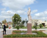 Президент Азербайджана Ильхам Алиев прибыл в Бардинский район (ФОТО)