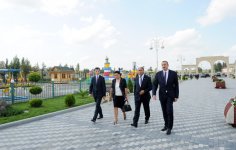 Президент Ильхам Алиев открыл Парк Героев в Барде (ФОТО)