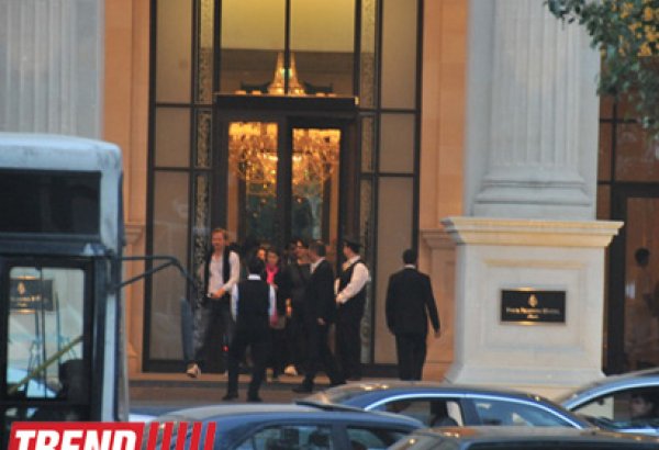 World famous singer Shakira holds rehearsal in Baku Crystal Hall (PHOTO)