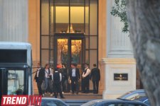 Шакира отправилась на репетицию в Baku Crystal Hall (фото)