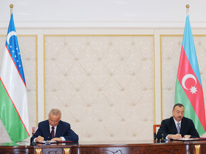 Азербайджан и Узбекистан подписали три документа