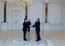 President Ilham Aliyev receives credentials of incoming Egyptian, Lithuanian and Iranian ambassadors (PHOTO)