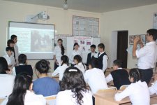 Учащиеся бакинской школы рассказали об этапах Отечественной войны 1812 года