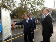 Президент Ильхам Алиев принял участие в открытии автомобильной дороги Бейляган-Кябирли-Бахарабад (ФОТО)