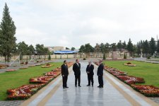 Президент Ильхам Алиев прибыл в Имишлинский район (ФОТО)