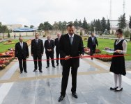 Президент Ильхам Алиев принял участие в открытии в Имишли Центра Гейдара Алиева (ФОТО)
