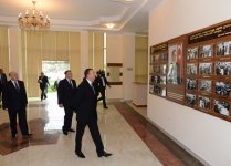 Ильхам Алиев принял участие в открытии здания Саатлинской районной организации правящей партии (ФОТО)