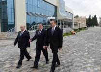 Ильхам Алиев принял участие в открытии Центра молодежи в Саатлы (ФОТО)