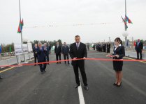 Ильхам Алиев принял участие в открытии после реконструкции моста над рекой Араз (ФОТО)