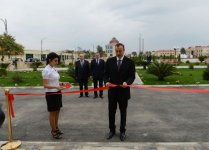 Ильхам Алиев принял участие в открытии здания Саатлинской районной организации правящей партии (ФОТО)
