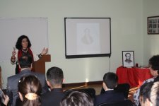 В Баку состоялось мероприятие "Актуальность наследия М.Ю.Лермонтова в XXI веке" (фото)