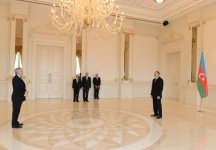 Президент Азербайджана принял верительные грамоты послов ряда стран (версия 8) (ФОТО)