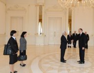 Президент Азербайджана принял верительные грамоты послов ряда стран (версия 8) (ФОТО)