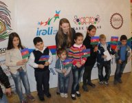 В Баку состоялся детский конкурс,  посвященный Дню Государственного флага Азербайджана (фото)