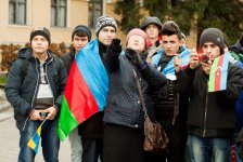 Азербайджанские участники телешоу  "Миссия - студент " в Киеве (фотосессия)