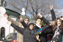 Азербайджанские участники телешоу  "Миссия - студент " в Киеве (фотосессия)