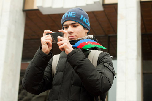 Азербайджанские участники телешоу  "Миссия - студент " в Киеве (фотосессия)